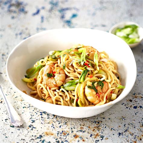 noodles with prawns recipe